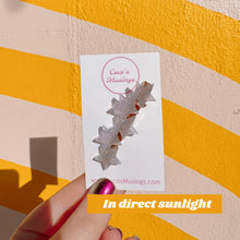 Load image into Gallery viewer, Mint UV Hair Clips