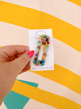 Load image into Gallery viewer, Rainbow Smiley Faces Hair Clips