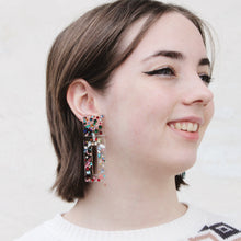 Load image into Gallery viewer, Vintage Rhinestone Angela Earrings