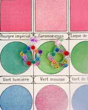 Load image into Gallery viewer, Rainbow Smiley Face Hyo Jin Earrings