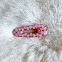 Load image into Gallery viewer, Pink Flowers Hair Clips