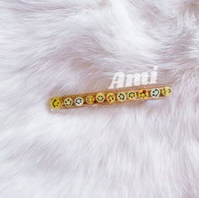 Load image into Gallery viewer, Yellow Smiley Faces Hair Clips