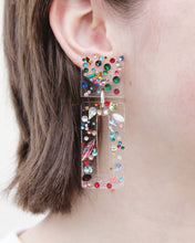 Load image into Gallery viewer, Vintage Rhinestone Angela Earrings