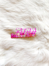 Load image into Gallery viewer, Pink Smiley Faces Hair Clips