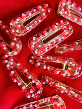 Load image into Gallery viewer, Garden Party Mushroom Hair Clips