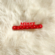 Load image into Gallery viewer, Red Flowers Hair Clips