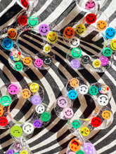 Load image into Gallery viewer, Rainbow Smiley Face Hyo Jin Earrings