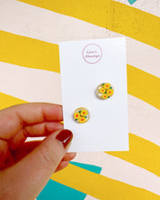 Load image into Gallery viewer, Garden Party Yellow Daisy Denise Post Earrings