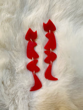 Load image into Gallery viewer, Lipstick Yvette Earrings