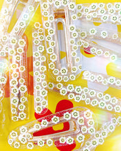 Load image into Gallery viewer, Smiley Daisy Hair Clips