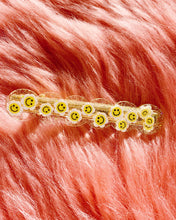 Load image into Gallery viewer, Smiley Daisy Hair Clips