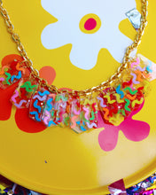 Load image into Gallery viewer, Party Streamers Dinah Charm Necklace
