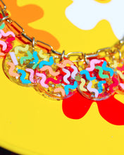 Load image into Gallery viewer, Party Streamers Clara Charm Necklace
