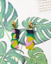 Load image into Gallery viewer, Verdant Marble Nina Earrings
