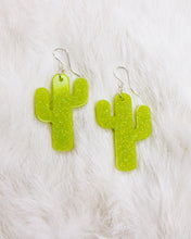 Load image into Gallery viewer, Acid Green Kacey Earrings
