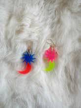 Load image into Gallery viewer, Neon Space Delia Charm Earrings
