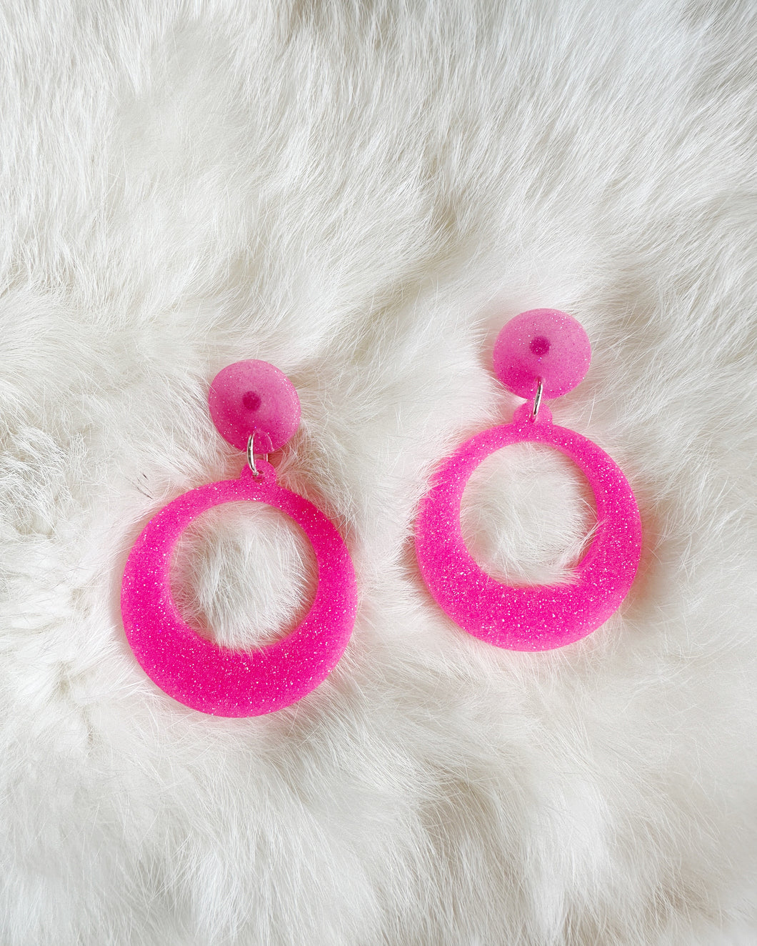 Bubblegum Glow Brigitte Earrings