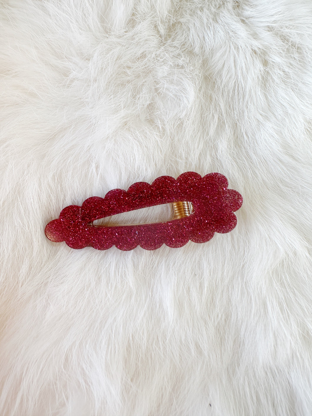 Burgundy Hair Clips