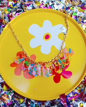 Load image into Gallery viewer, Party Streamers Dinah Charm Necklace
