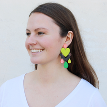 Load image into Gallery viewer, Verdant Multicolor Adelaide Earrings
