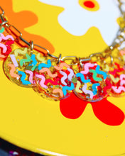 Load image into Gallery viewer, Party Streamers Clara Charm Necklace
