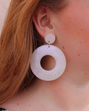 Load image into Gallery viewer, Dreamland Pearl PJ Hoop Earrings
