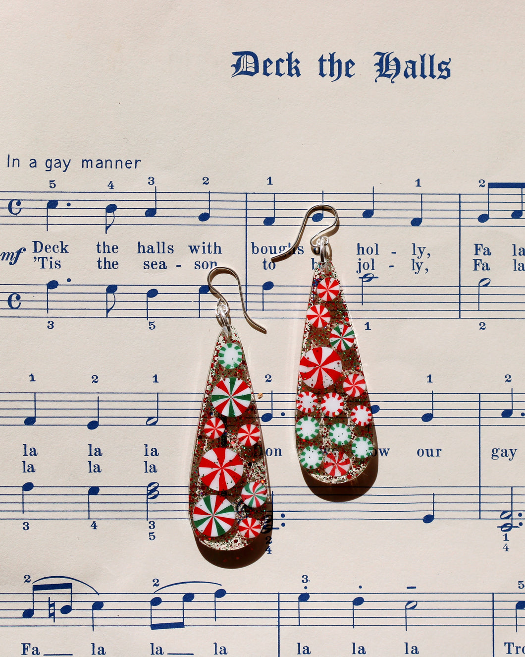 Peppermint Party Eva Earrings