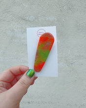 Load image into Gallery viewer, Citrus Swirl Hair Clips
