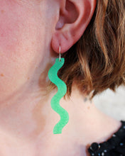 Load image into Gallery viewer, Seafoam Glow Delphine Earrings
