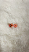 Load and play video in Gallery viewer, Orange Glow Bat Denise Post Earrings
