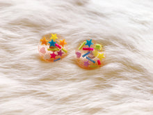 Load image into Gallery viewer, Neon Sprinkle Nicole Studs
