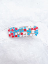 Load image into Gallery viewer, Patriotic Polka Dots Hair Clips

