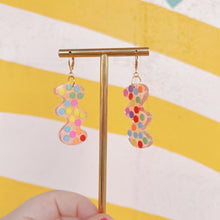 Load image into Gallery viewer, Rainbow Polka Dot Parker Earrings
