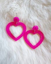 Load image into Gallery viewer, Hot Pink Lola Earrings

