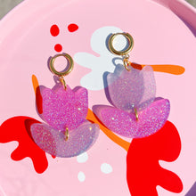Load image into Gallery viewer, Candy Floss &amp; Mint UV Judy Earrings
