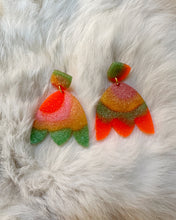 Load image into Gallery viewer, Citrus Swirl Reese Earrings

