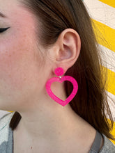 Load image into Gallery viewer, Hot Pink Lola Earrings
