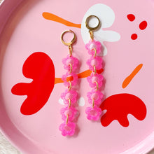 Load image into Gallery viewer, Hot Pink Junko Earrings
