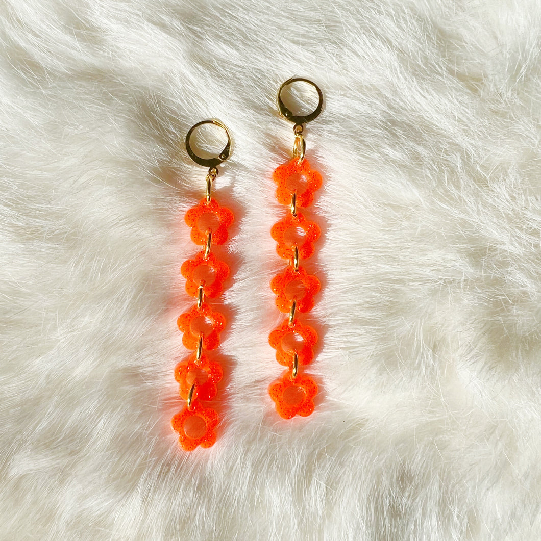 Tangerine Junko Earrings