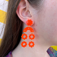 Load image into Gallery viewer, Tangerine Cher Earrings
